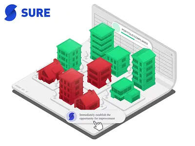 3D Animation For Sure App.com 3d 3d animation 3d art 3d website 3dart animated animation artowork building c4d cinema4d design explainer graphic design illustration jai shree rama vayu visual