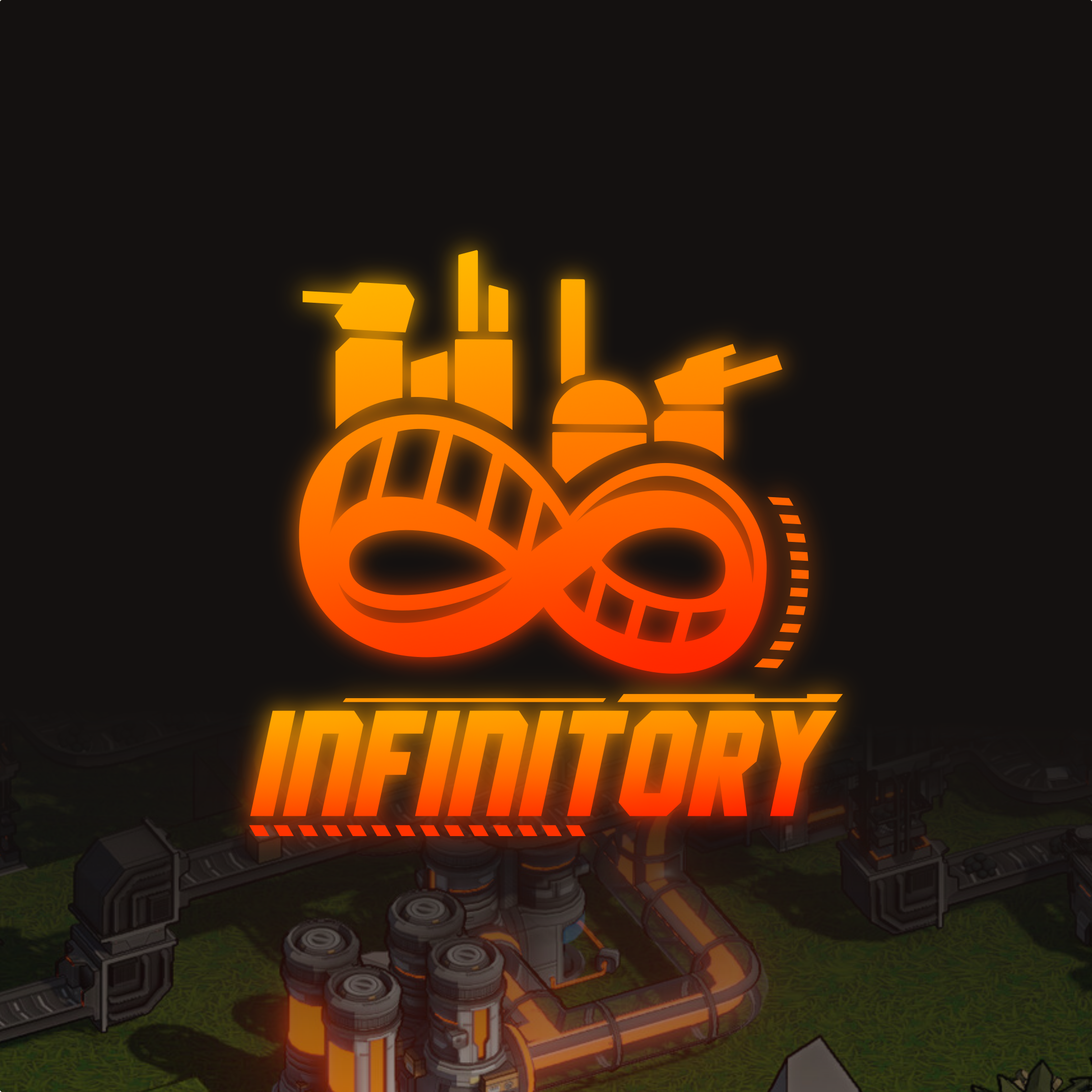 Logo Design for Infinitory branding commission design freelance work game game logo gaming graphic design logo logo design logo design branding vector