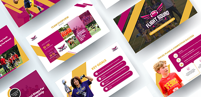Flight Squad Soccer - Sports Pitch Deck branding designer football club google slides graphic design graphic designer infographics investor deck marketing presentation pitch deck powerpoint design powerpoint presentation presentation design professional team soccer sports umar tanveer