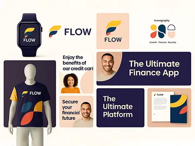 Flow: The Ultimate Finance Logo Branding and Design 3d animation branding creativedesign graphic design logo motion graphics ui