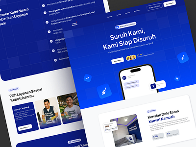 Website Redesign – Kamari Namuah ✨ app blue blue website companyprofile kamarinamuah redesign redesignweb ui uidesign uiux ux uxdesign webdesain webdesign website