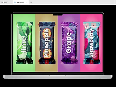 Sweet Surprise – Ice Cream Hover Effect animation experience figma practice prototype ui ui design user interaction web design website