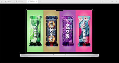 Sweet Surprise – Ice Cream Hover Effect animation experience figma practice prototype ui ui design user interaction web design website