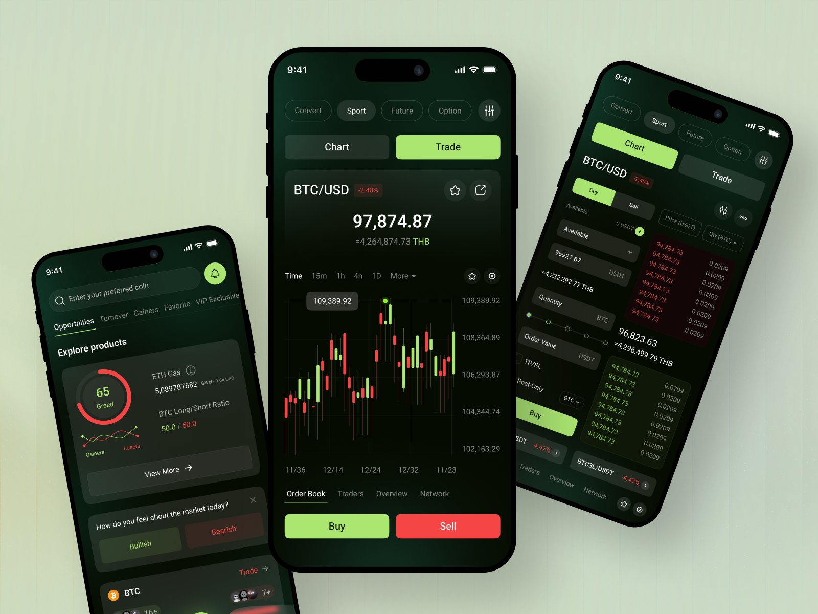 Example of Crypto Mobile App Design – (15 Screens)