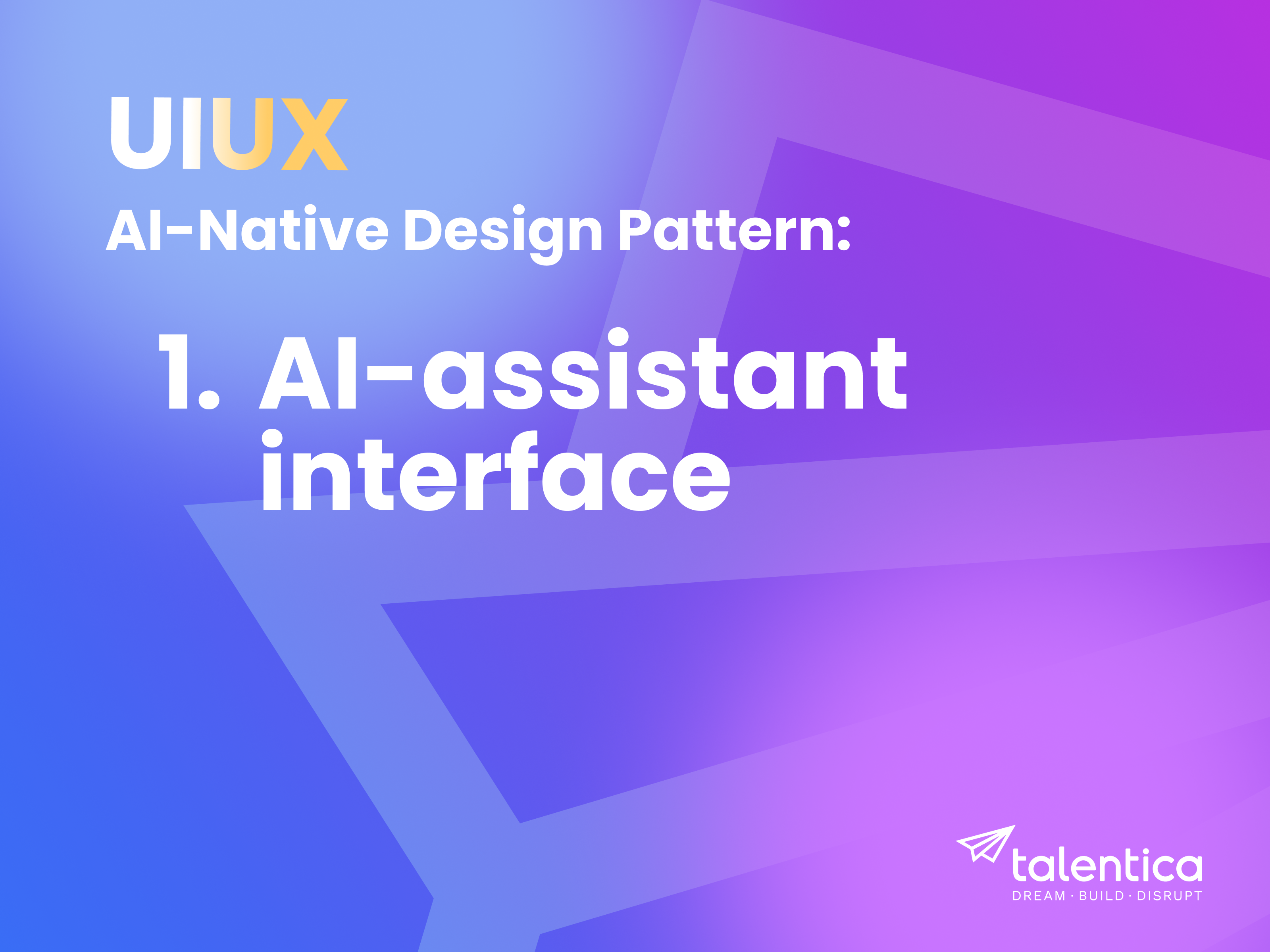AI-Assistant Interface ai ai assistant ai guidelines ai interface ai patterns dailyui design inspo interaction design ui ux ux design ux for ai