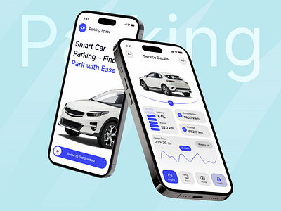 Car Parking Mobile App | UI/UX Design app design car park booking app ux ui car park ux car parking ux mobile app mobile parking ux park pay app parking app design parking app ui parking finder ui smart parking app spot finder ui vehicle parking ui