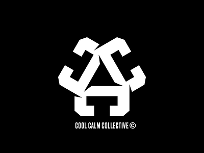 Cool Calm Collective font lettering logo logotype typography vector