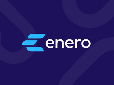 Enero - letter E logo design branding business logo clean design company logo design futuristic design illustration logo logo design ui visual identity