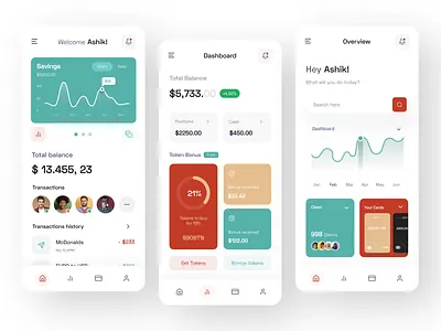 Modern Mobile Banking App account management android app app design banking app clean design dashboard design digital banking finance app financial dashboard fintech investment app ios app mobile banking modern ui money management product design uiux design user experience user interface
