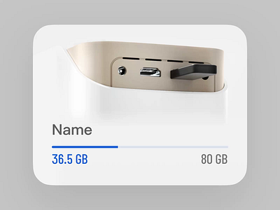 File management animation tv ui