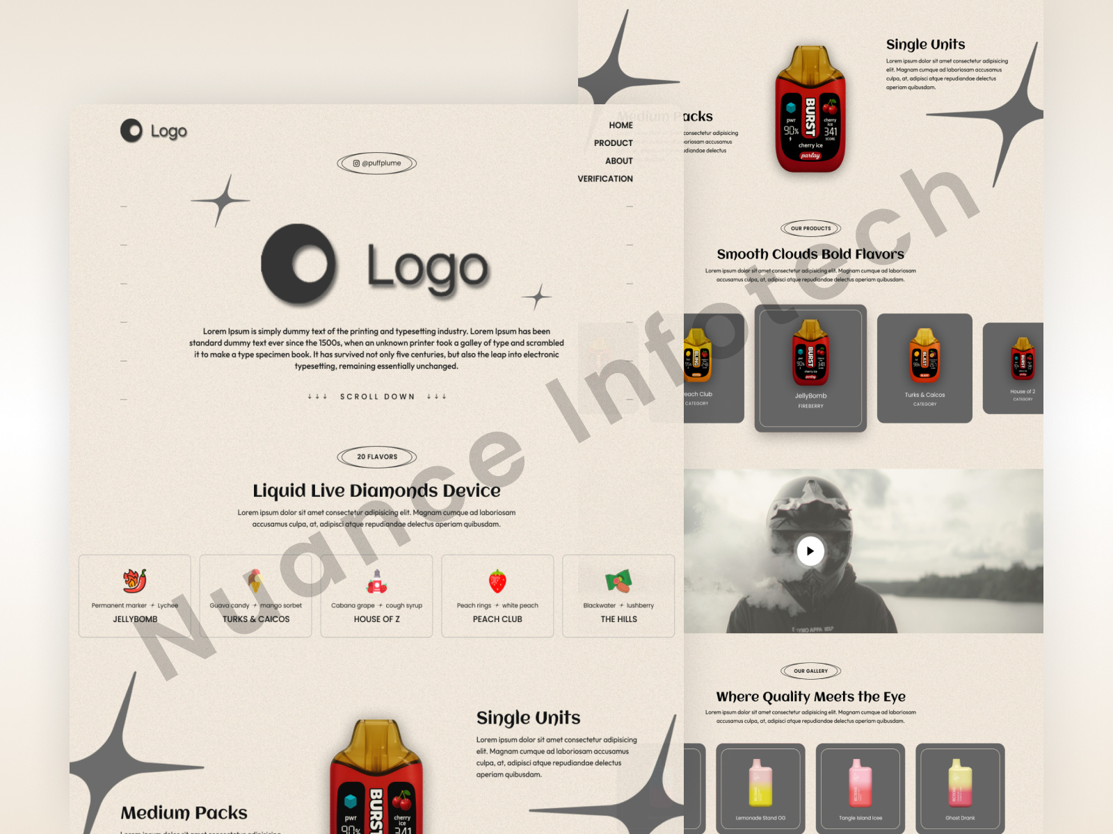 Conversion Landing Page UI – Product Showcase Concept conversion ecommerce figma landing page marketing minimal product design responsive typography ui design ux design web design