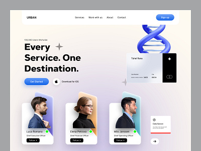 Fintech and Digital Services Platform cleandesign degitalplatform designplatform financeapp fintech glassmorphism landingpage modernui neumorphism productdesign securitydesign uiux userinterface webdesign
