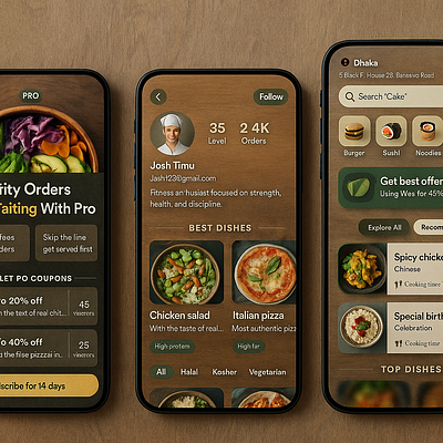 chef management animation branding graphic design ui