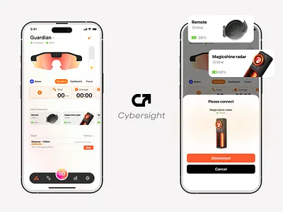 Cybersight App app cycling ui