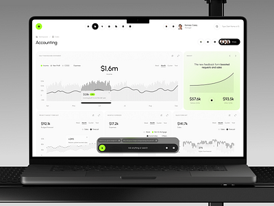 Ledgerix - Finance Management Dashboard ai app app design b2b business crm dashboard design finance financial fintech interface management product saas service software ui ux web
