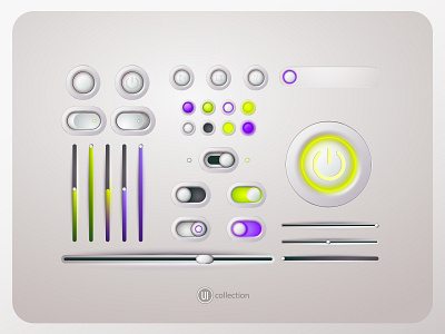 UI kit graphic design illustration interface ui ux vector