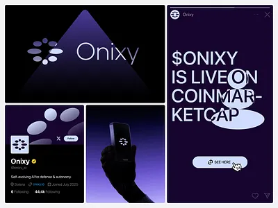 Onixy blockchain branding blockchain logo brand identity crypto crypto branding crypto design crypto identity crypto logo crypto mark crypto simbol defi branding modern design modern logo token branding token design token logo web 3 logo web3 identity