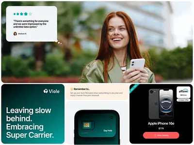 Web UI – Mobile Carrier Platform Design brand design clean ui home page interface landing page mobile carrier mobile network modern ui network product design responsive ui sim card telecom ui ux ux design ux strategy web design web platform web ui