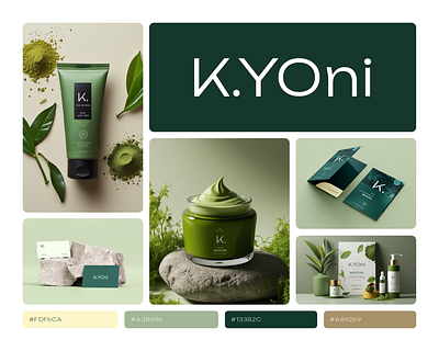 K.YOni | Brand Identity branding concept de marque conception de logo conception didentité conception graphique cosmetics graphic designer identité visuelle image d e marque modern image de marque cosmetics image de marque créatives inspiration de conception logo logo minimaliste logo élégant packaging palette de couleurs skincare visuelle visuels de marque