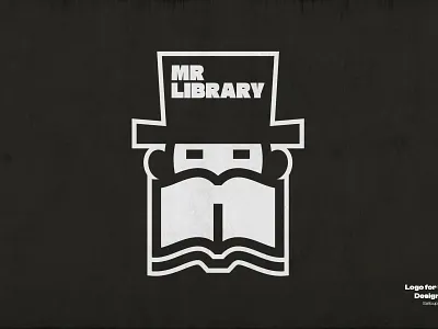 Mr. Library Logo. book cafés book logo book man book man logo bookstores branding design dual meaning logo graphic design library library logo logo logo design modern logo mr book mr book logo mr library mr library logo readers sailcupdesign