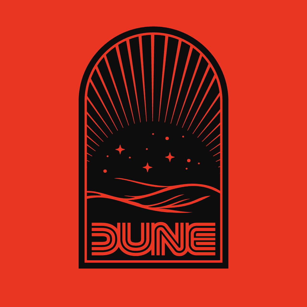 DUNE branding design dune faelpt illustration instagram lettering movie type typedesign typography ui