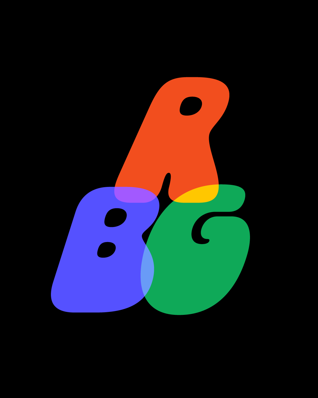 RGB branding design faelpt illustration instagram lettering rgb type typedesign typography ui