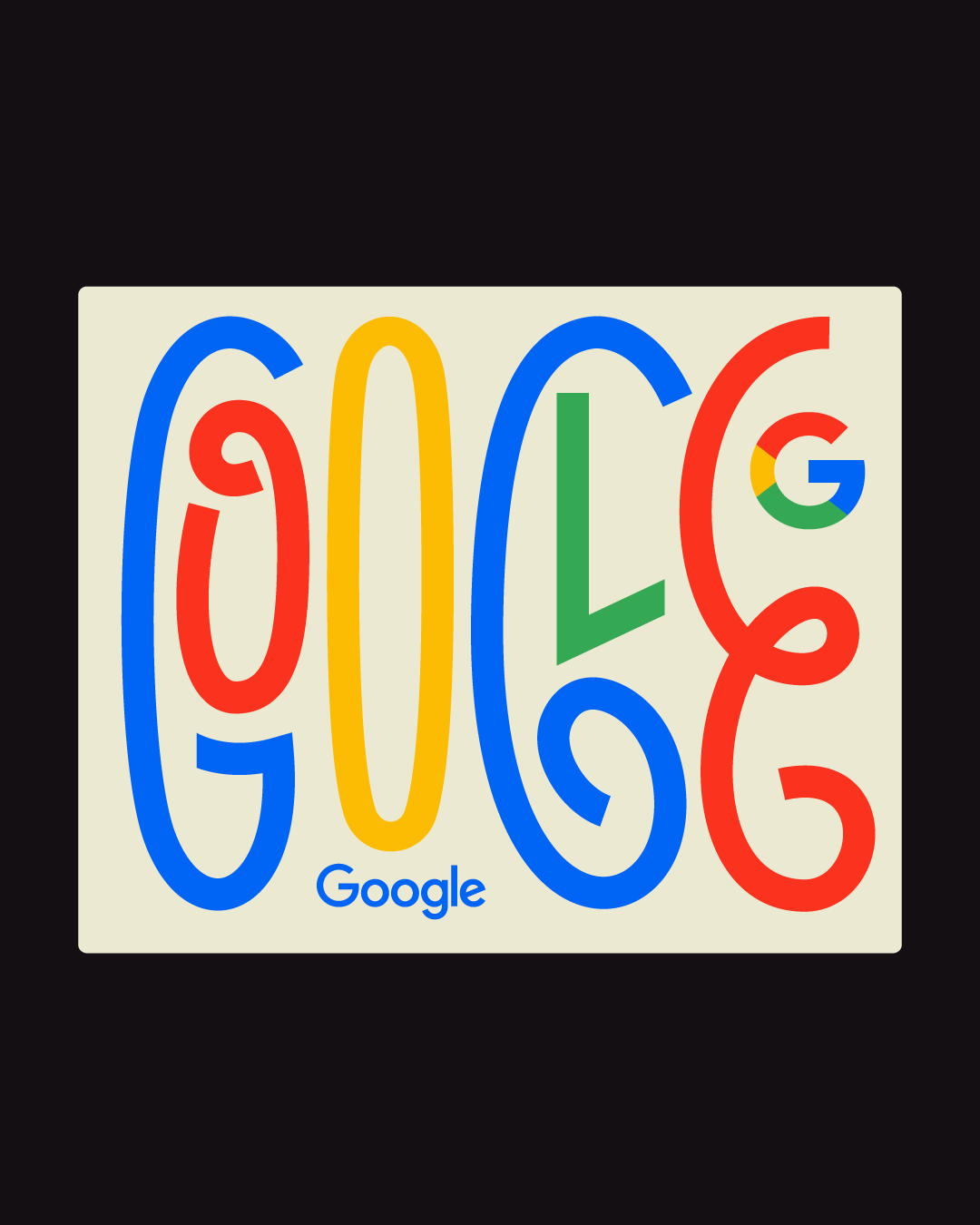 Google branding design faelpt google illustration instagram lettering logo type typedesign typography ui