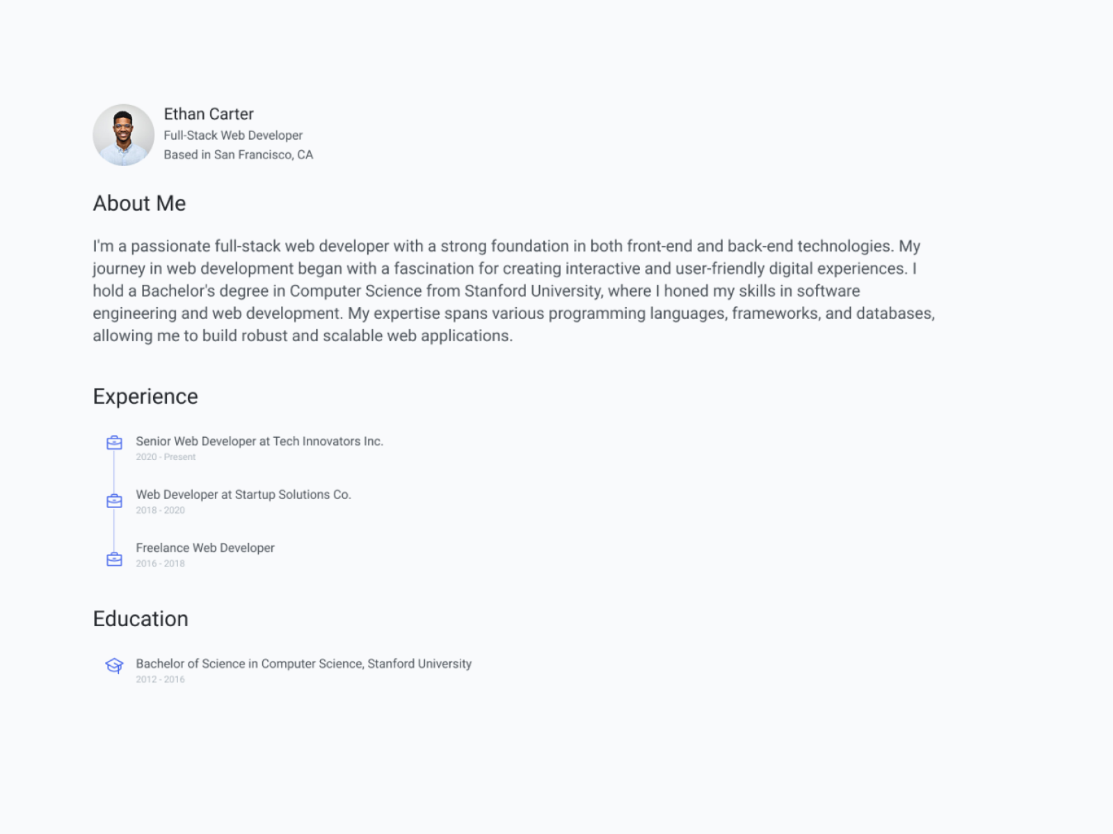 Example of 🚀Landing Page Design – $100