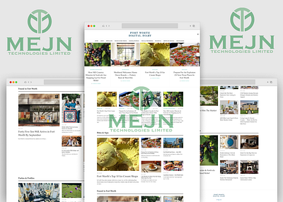 Lifestyle Blog Website UI & UX Design 3d animation branding graphic design logo motion graphics ui