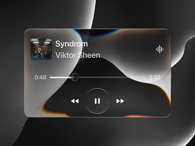 Music Player Liquid Glass UI apple music figma glass liquid glass music music player play player spotify trending ui