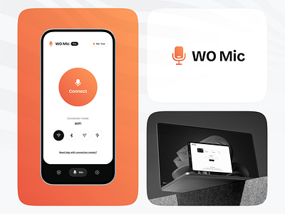 WO Mic | App & Website Redesign graphic design userinterface اطرح سؤالك على chatgpt