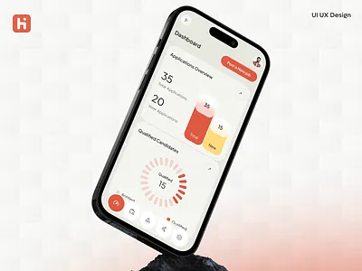 HireOn — HR Mobile App | Potential ai ai app app design dashboard design hireon home homepage hr hr saas mobile app potential saas saas app saas mobile app ui uiux design ux