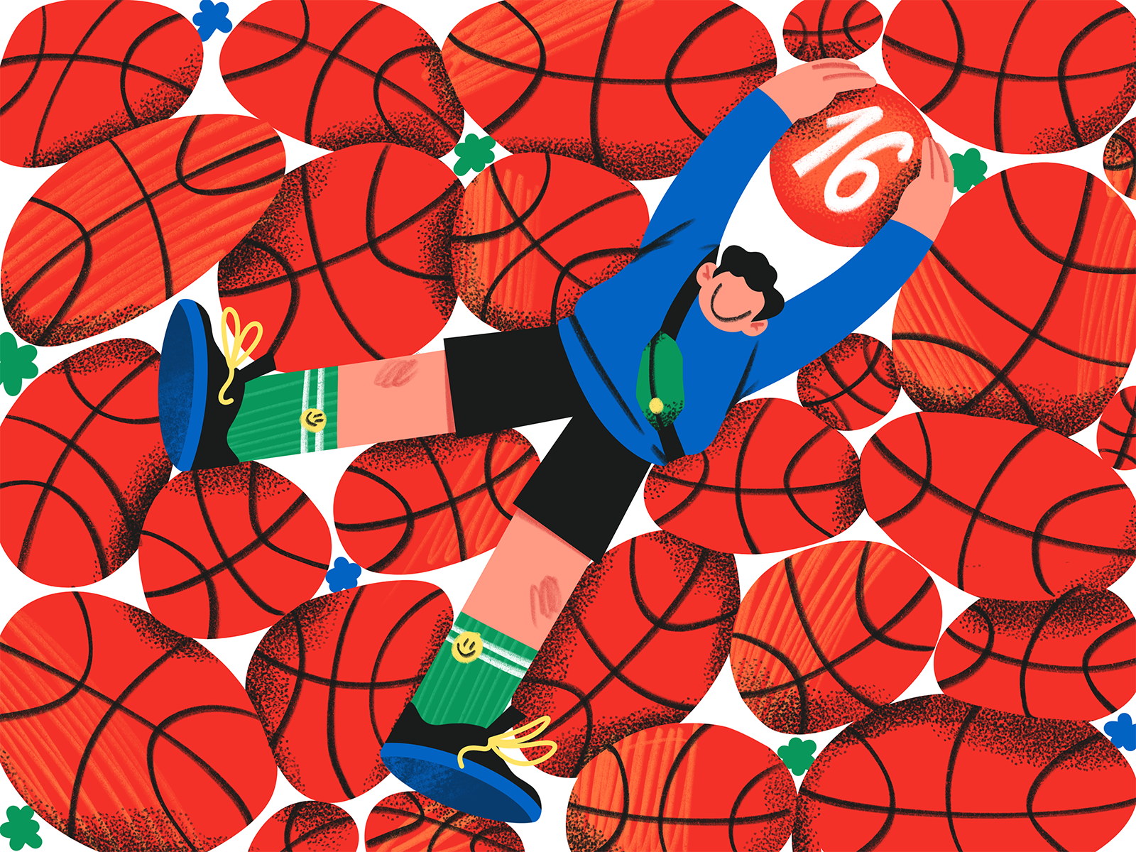 Example of Dribbble’s 16th Illustration