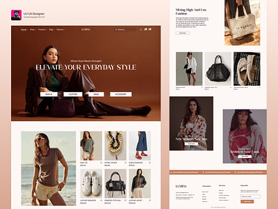 What Matters in Women’s Fashion Landing Design? landing page landing page design ui uiux user interface user research web design