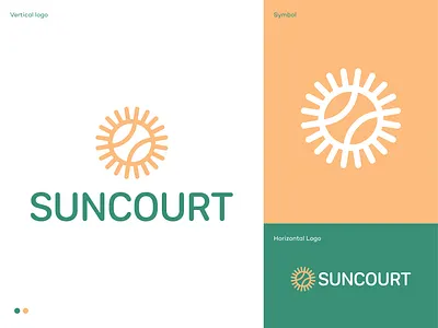 SunCourt Logo Design ball branding court creative flatdesign logo logodesign logodesigner mark match minimal modern motion play serve sportdesign sun sunshine symbol tennis