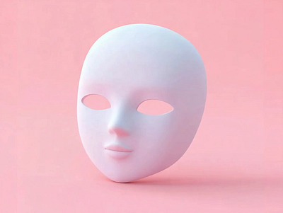 D Minimalist Mask | 3D Conceptual Art 3d 3d modeling 3dart 3drender animated face mask graphic design mask motion graphics render art