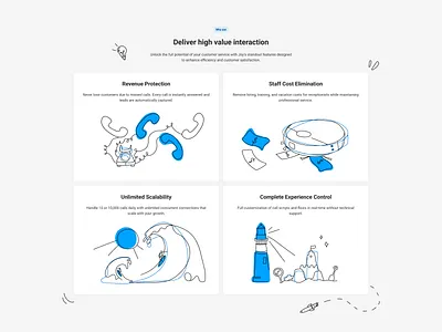 Saas Benefits advantage benefits flat hand drawn header icons illustration images options page profit saas section tiles ui ux web website