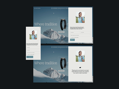 Smart Watch Product Page branding design modern website ui uiux web development webdesign website