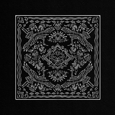 Design available for sale “BANDANA” artwork availlable bandana custom illustration tshirt vintage western