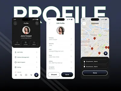 Grocery Mobile App – Profile Page UI appdesign appinterface cleanui dailyui dribbble figmadesign groceryapp interactiondesign minimaldesign mobileapp mobileappdesign modernui profilepage profileui uidesign uiux userexperience userinterface uxdesign uxinspiration