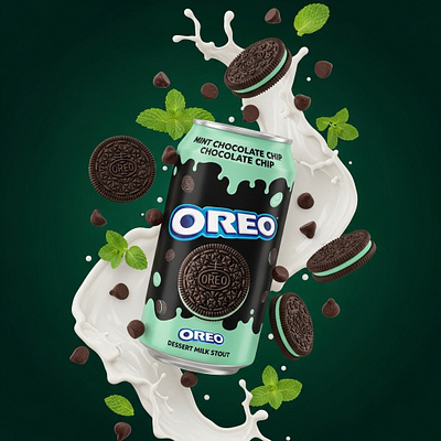 OREO Mint Chocolate Chip Dessert Milk Stout: A Bold Fusion of Fl sweet treats