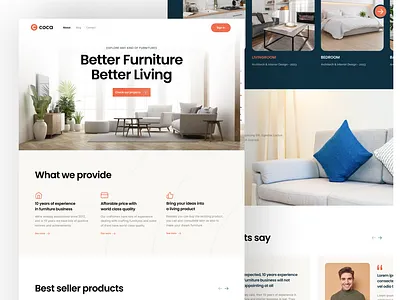 Modern Home Furnishings Website clean design e commerce furniture website home decor interior design lifestyle brand minimalist modern furniture online store product showcase responsive design retail website uiux design user experience user interface web design