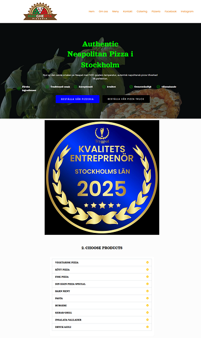 I Designed Pizza Landing Page for MARGHERITA PIZZERIA branding design fitness website design pizza web design