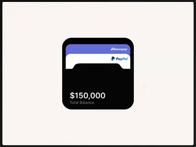 Wallet Card Stack Animation - Figma Freebie animation app card clean design fintech free freebie graphic design interaction interactive microinteraction minimal motion graphics ui wallet web website