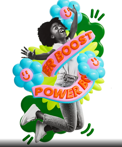 Power Boost design illustration photo