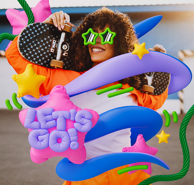let's go graphic design illustration photo