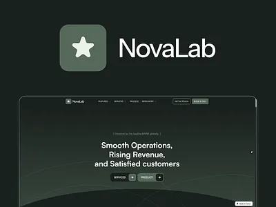 NovaLab - Modern & SaaS Framer Template animation branding framer template ui