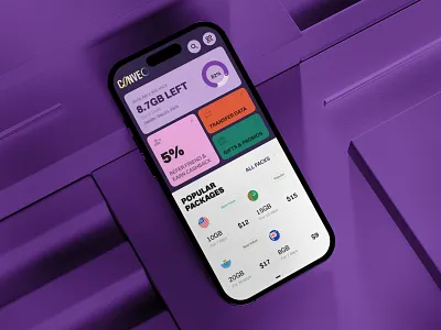Conveo - Virtual Esim App for International Travelers app design branding design digital transformation digitalnomad digitalsim esim esim app gradients mobile app mobile technology modern ui netrosystems startups telco telecom ui design uiux user interface