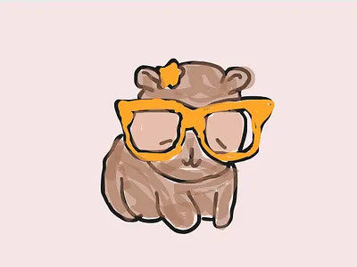 Cute Capybara | Hand Drawn 2 images capybara cute digital art kawaii