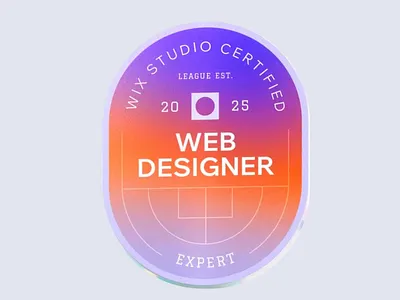 Wix Studio League Expert in Spline : 3d Badge 3d 3d design 3d logo animation badge badge design motion graphics spline spline 3d spline tool wix wix studio
